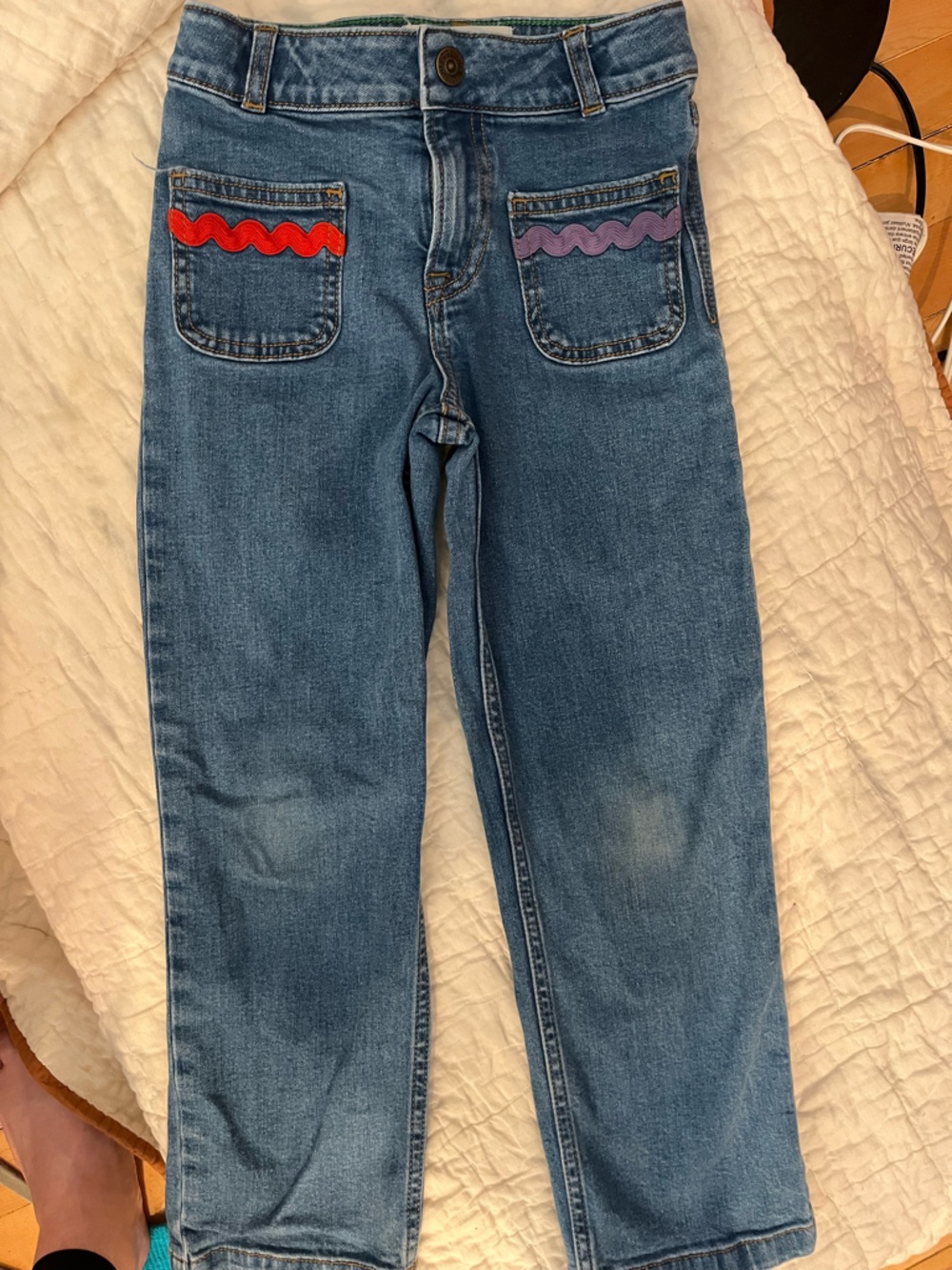 Mini boden jeans. Size 6-7